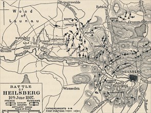 'Battle of Heilsberg, 10th June 1807', (1896). Artist: Unknown.