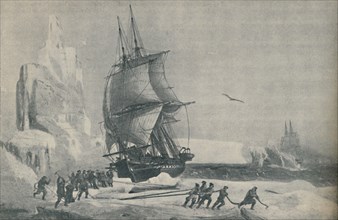 'French Antarctic Expedition under Captain JSC Dumont d'Urville, August 1833', 1937. Artist: Unknown.