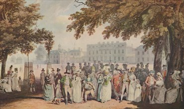 'Promenade in St. James's Park, 1790', 1920. Artist: E Daves.