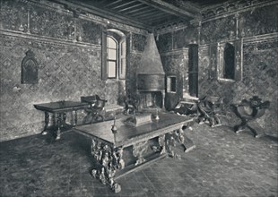 'Interior, Palazzo Davanzati - With Late 16th Century Florentine Table', 1928. Artist: Unknown.