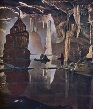 'The 'Transformation Scene' in Cox's Cave at Cheddar', c1935. Artist: Unknown.