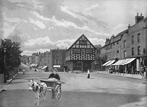 'Market Place, Ledbury', c1896. Artist: Valentine & Sons.