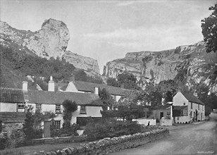 'The Lion Cliff, Cheddar', c1896. Artist: Frith & Co.