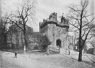 'Lancaster Castle: John of Gaunts Tower', c1896. Artist: J Davis.