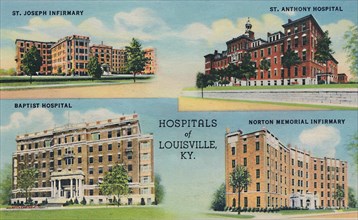 'Hospitals of Louisville, KY.', 1942. Artist: Caufield & Shook.