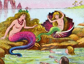 'The mermaids', c1905. Artist: Unknown.