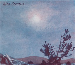 'Alto-Stratus - A Dozen of the Principal Cloud Forms In The Sky', 1935. Artist: Unknown.