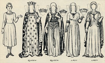 'The Gallery of British Costume: What Men and Women Wore In Henry III's Time', c1934. Artist: Unknown.