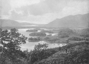 'Derwentwater, from Falcon Crag', c1896. Artist: Green Brothers.