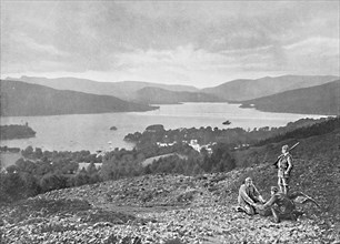 'Windermere and Bowness, from Brantfell', c1896. Artist: Green Brothers.