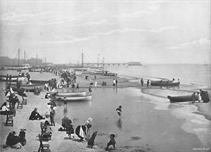 'The Beach, Great Yarmouth', c1896. Artist: Alfred Price.