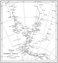 'Tracks of the Terra Nova', 1910-1913, (1913). Artist: Unknown.