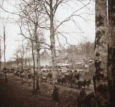 Convoy, Somme, northern France, c1914-c1918. Artist: Unknown.