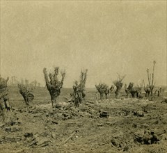 Battlefield, Maurepas, northern France, c1914-c1918. Artist: Unknown.
