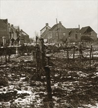 Barbed wire, Nieuwkapelle, Flanders, Belgium, c1914-c1918. Artist: Unknown.