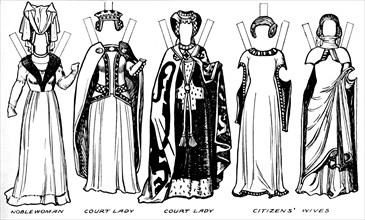 'The Gallery of Costume: In the Days of the Second and Third Edwards', c1934. Artist: Unknown.