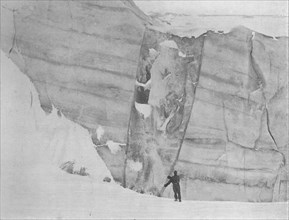 'Re-Cemented Crevasse', c1911, (1913). Artist: G Murray Levick.