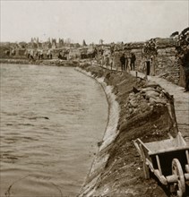 Trenches at Nieuwpoort, Flanders, Belgium, c1914-c1918. Artist: Unknown.