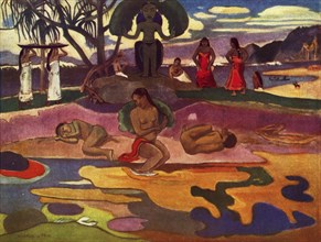 'The Day of the God (Mahana No Atua)', 1936. Artist: Paul Gauguin.