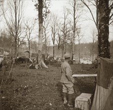 Camp, Genicourt, northern France, c1914-c1918. Artist: Unknown.