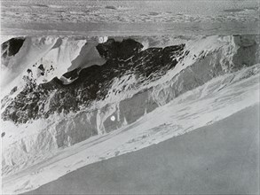 'Slope of the Warning Glacier', c1911, (1913). Artist: G Murray Levick.