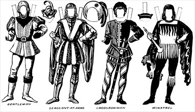 'The Gallery of British Costume: The Dresses Worn In Richard III's Reign', c1934. Artist: Unknown.