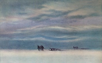 'Sledging', 1911, (1913). Artist: Edward Wilson.