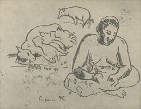 'At Home', 1936. Artist: Paul Gauguin.