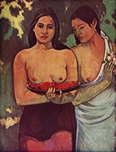 'Tahitiennes Au Mango', 1936. Artist: Paul Gauguin.