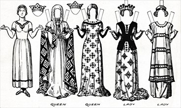 'The Gallery of British Costume: Dress Worn in the Reign of the First Edward', c1934. Artist: Unknown.
