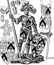 'All The Gorgeous Panoply of A Knight with the Various Parts of His Armour', c1934. Artist: Unknown.