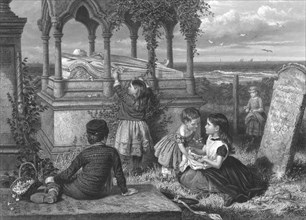 'The Tomb of Grace Darling', c1851-1886. Artist: John Godfrey.