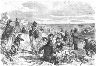'Eight Hours at the Sea-Side', 1856. Artist: Unknown.