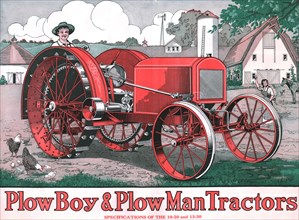 'PlowBoy & PlowMan Tractors', c1916. Artist: Unknown.