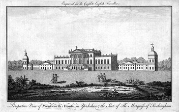 'Perspective View of Wentworth-House in Yorkshire; the Seat of The Marquess of Rockingham', 1771. Artist: Unknown.