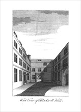 'West View of Blackwell Hall.', c1750-1800. Artist: Unknown.