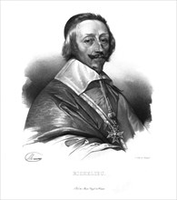 Cardinal Richelieu, (c1820s). Artist: Maurin.