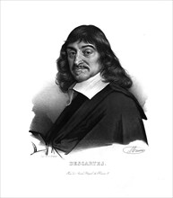 Rene Descartes, (c1820s).  Artist: Maurin.