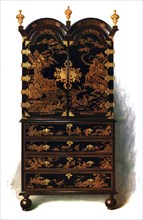 Lacquer cabinet, 1905. Artist: Shirley Slocombe.