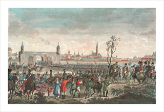 Entry of the French into Vienna, 14 November 1805, (c1850). Artist: Francois Pigeot.