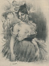 'Fermière Normande', 1919. Artist: C Leandre.