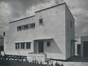 'House at Hoghton, Lancs., by Frank Waddington', 1942. Artist: Unknown.