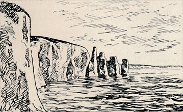 'Old Harry Rocks', 1929. Artist: Unknown.