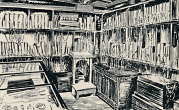 'The Chained Library at Wimborne', 1929. Artist: Unknown.