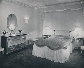 'The vibrant qualities of 'Plexiglas' are used to advantage in this bedroom', 1942.  Artist: Unknown.