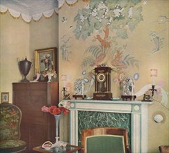 Painted chimney breast, 1933. Artist: Unknown.