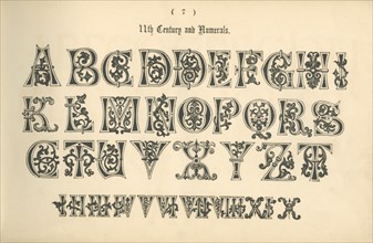 '11th Century and Numerals', 1862. Artist: Unknown.
