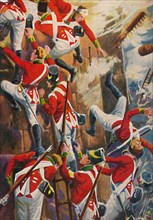 'The Northumberland Fusiliers. Storming the ramparts of San Vincente', (1939). Artist: Unknown.