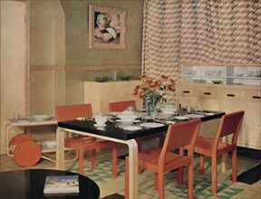 'Dining Room with Finnish furniture', 1938. Artist: Unknown.