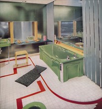 'Glass and tile in the modern Bathroom', 1938. Artist: Unknown.
